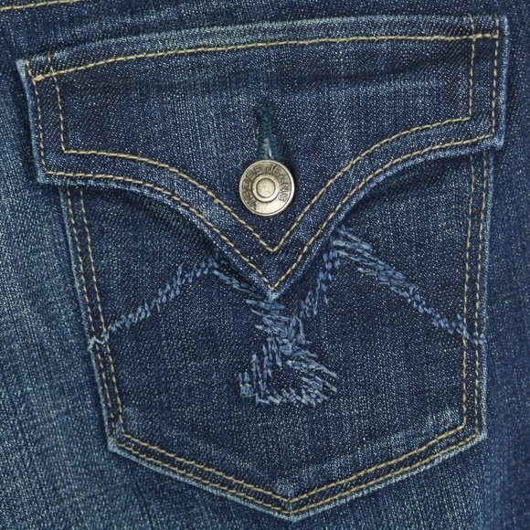 Vigoss Bootcut Jeans Dark Stretch Flap Pockets 9 x 31 - Picture 7 of 10